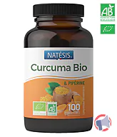 Rappel produit NATESIS Curcuma bio & piperine 100 comprimés et 300 comprimés