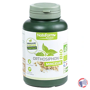 Rappel produit Orthosiphon BIO 200 gélules - Gamme Biologique Nat&Form