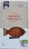 Rappel produit TRANCHE DE TRUITE FUMEE BIO NATUR'AMIE (photo numéro 1)