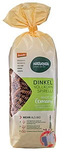 Rappel produit Pâtes à base d'épeautre complet Naturata