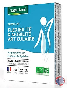 Rappel produit COMPLEXE FLEXIBILITE & MOBILITE ARTICULAIRE BIO NATURLAND