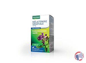 Rappel produit MÉLATONINE VÉGÉTALE (30 gélules) NATURLAND