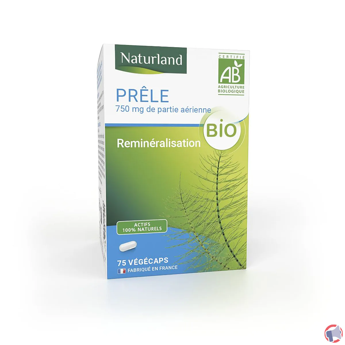 Rappel de produit : Prêle Bio Gélules de NaturLand pour présence de contaminants