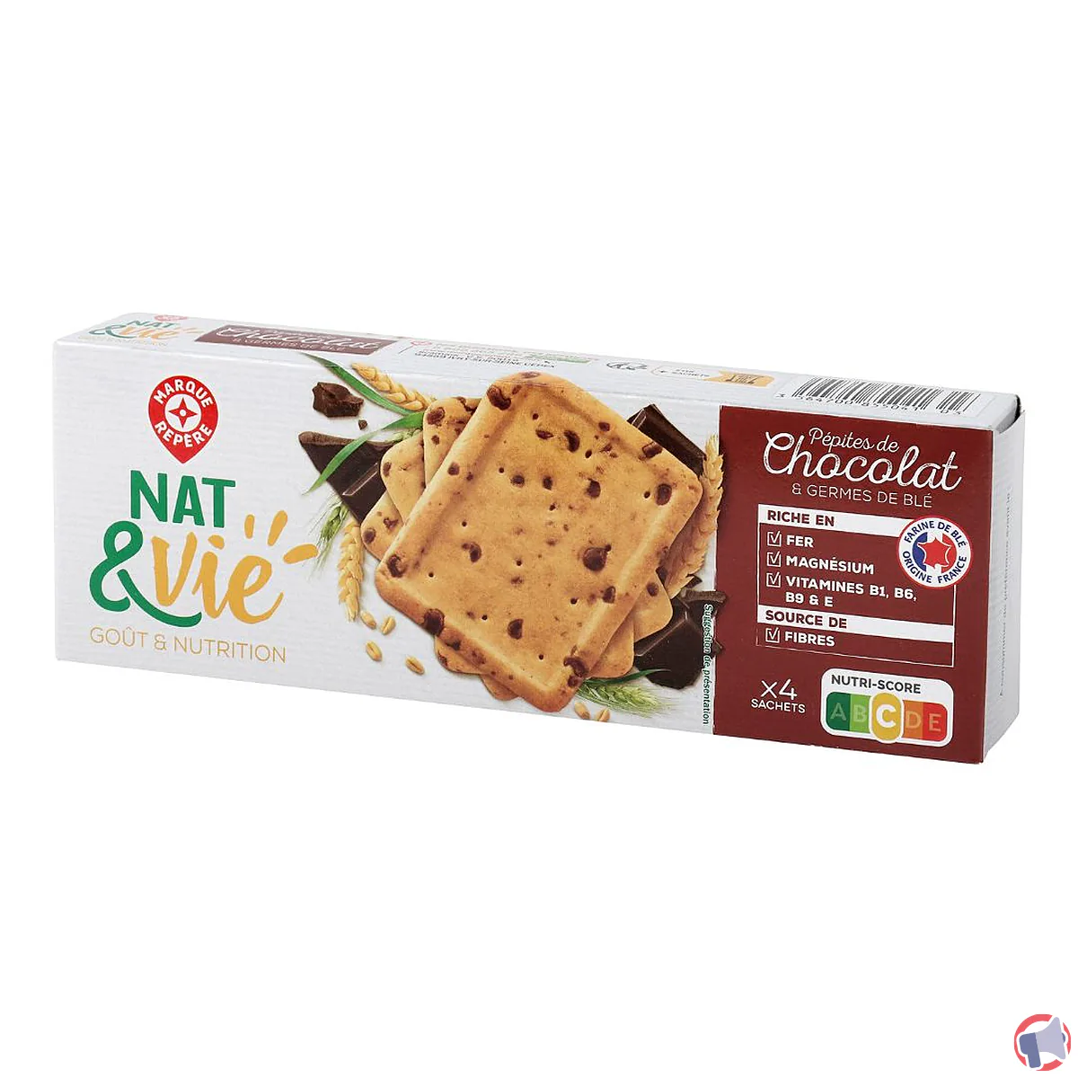 Rappel produit : Natvie biscuits pépites chocolat – mise en garde pour la sécurité alimentaire