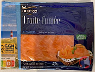 Rappel produit Nautica Truite fumée GGN (4 tranches)