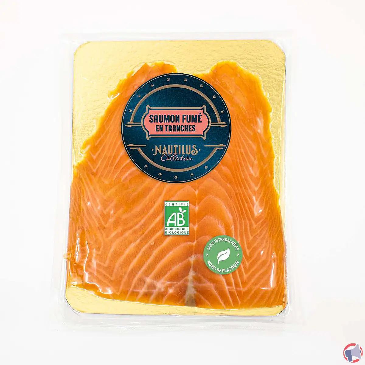 Rappel de tranches de saumon fumé biologique de la marque Nautilus Collection