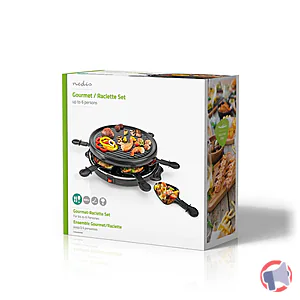 Rappel produit Nedis Gourmet / Raclette | Gril | 6 Personnes NEDIS