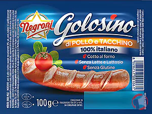 Rappel produit GOLOSINO DI POLLO ET TACCHINO NEGRONI