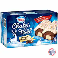 Rappel produit Bûchettes NESTLE Chalet de Noël Chocolat Vanille Nestlé (photo numéro 1)