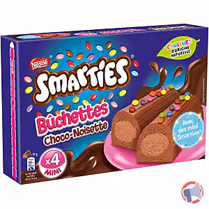 Rappel produit Bûchettes SMARTIES Chocolat Noisettes NESTLE Nestlé