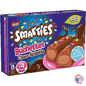 Rappel produit Bûchettes SMARTIES Chocolat Noisette NESTLE Nestlé