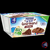 Rappel produit Nestlé P’tit Gourmand cacao Bio 4 X 90g Nestlé