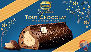 Rappel produit Buche Tout Chocolat 800mL Nestlé signature