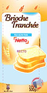 Rappel produit NETTO Brioche tranchée NETTO 500G