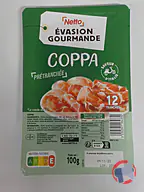 Rappel produit NETTO COPPA 100G NETTO