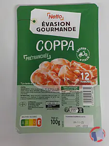 Rappel produit COPPA 100G NETTO NETTO