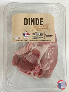 Rappel produit CUISSE DE DINDE NETTO
