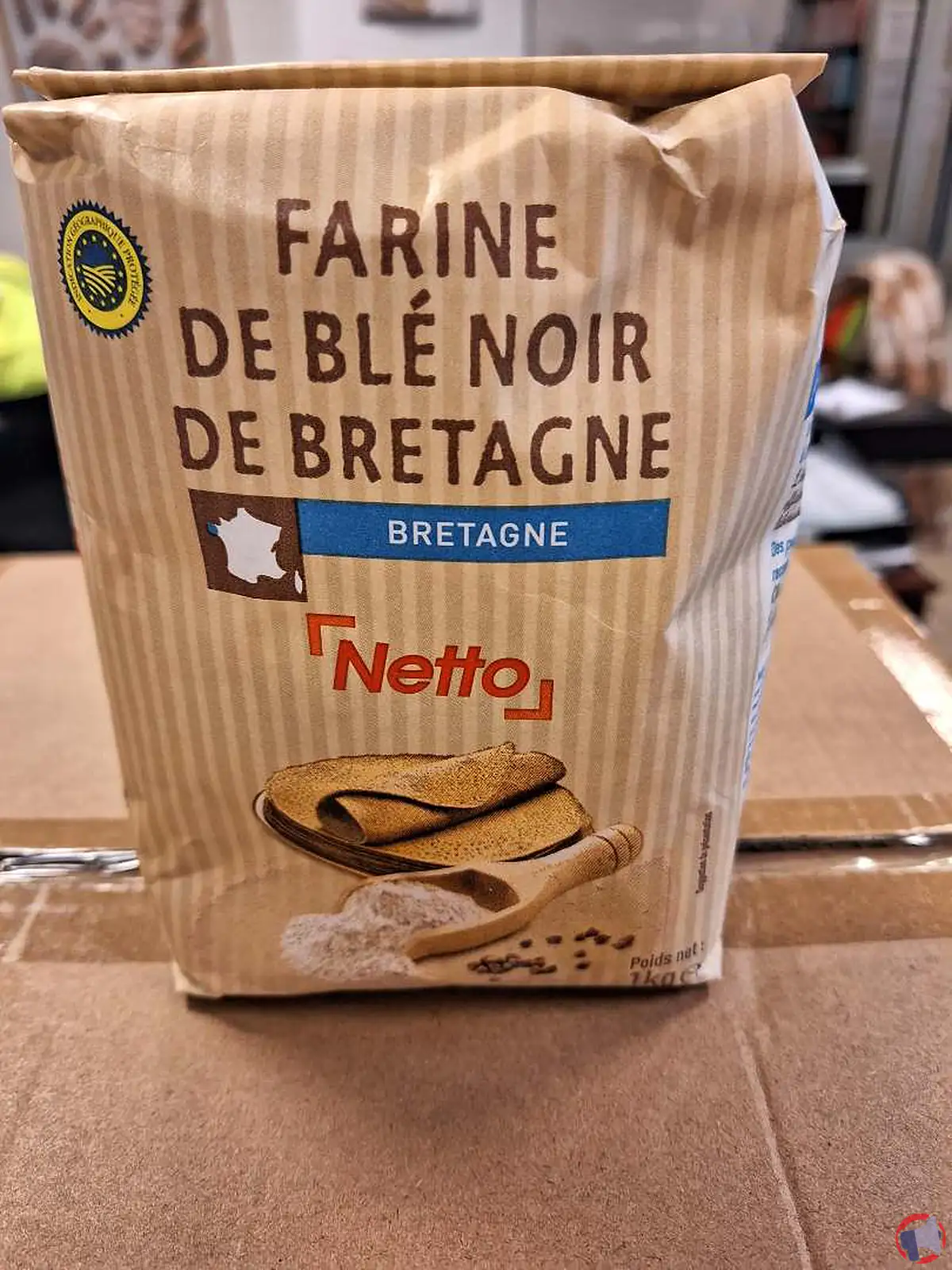 Rappel de produit : Farine de blé noir de Bretagne de la marque Netto