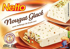Rappel produit NETTO 650mL NOUGAT GLACE NETTO