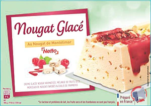 Rappel produit NETTO 700mL NOUGAT GLACE NETTO