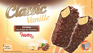 Rappel produit NETTO BATONNET 12x60mL VANILLE NETTO