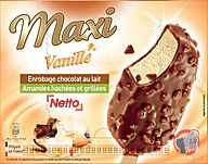 Rappel produit NETTO BATONNET 4x120mL MAXI VANILLE NETTO (photo numéro 1)