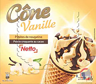 Rappel produit NETTO CONE 6x120mL VANILLE NETTO (photo numéro 1)