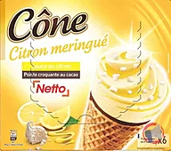 Rappel produit NETTO CONE GOURMAND 6x110mL CITRON MERINGUE NETTO (photo numéro 1)