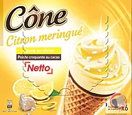 Rappel produit NETTO NETTO CONE GOURMAND 6x110mL CITRON MERINGUE