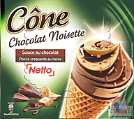 Rappel produit NETTO NETTO CONE GOURMAND CHOCOLAT NOISETTE 6x110mL