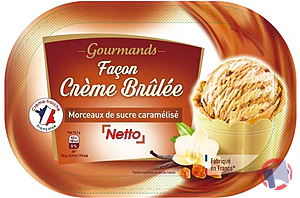 Rappel produit NETTO FACON CREME BRULEE 0.9L NETTO