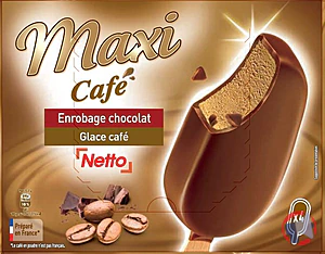 Rappel produit NETTO MAXI BATONNET 4x100mL CAFE NETTO
