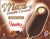 Rappel produit NETTO MAXI BATONNET 4x110mL DOUBLE CARAMEL NETTO (photo numéro 1)