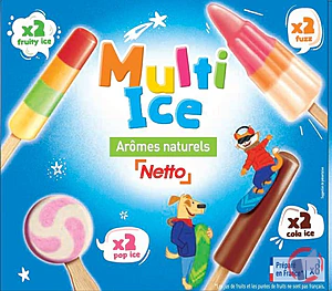 Rappel produit NETTO PACK PANACHE MULTI ICE x8 NETTO