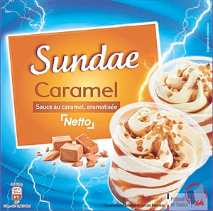 Rappel produit NETTO SUNDAE 4x150mL CARAMEL NETTO