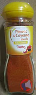 Rappel produit Piment de Cayenne moulu Aide culinaire NETTO (photo numéro 1)