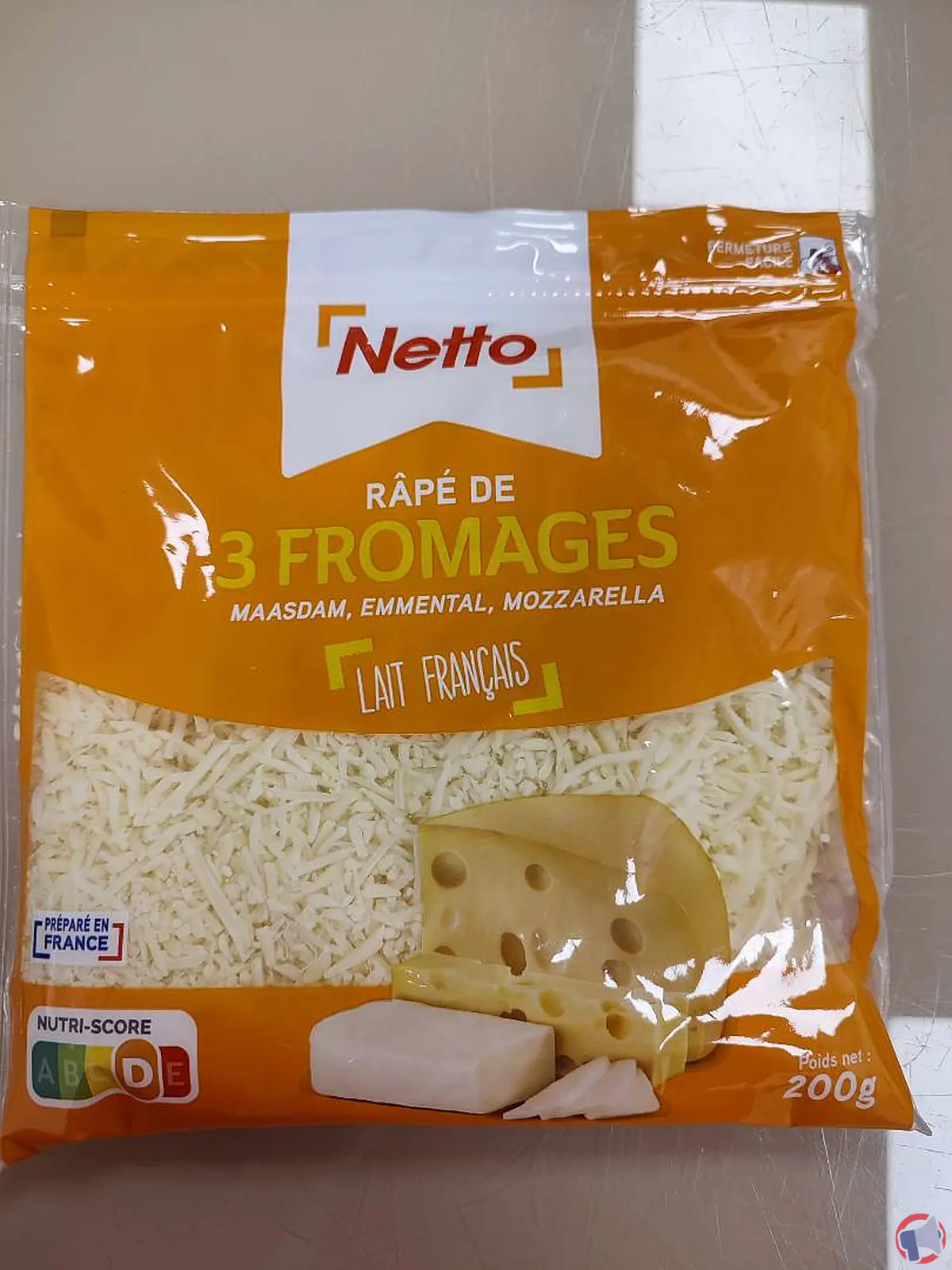 Rappel de produit : Râpé de 3 fromages NETTO pour risque de listeria