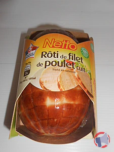 Rappel produit Rôti de filet de poulet cuit sous vide NETTO