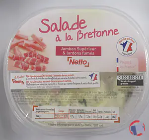 Rappel produit SALADE A LA BRETONNE NETTO