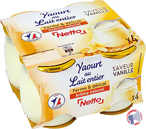 Rappel produit Yaourts Pot verre NETTO