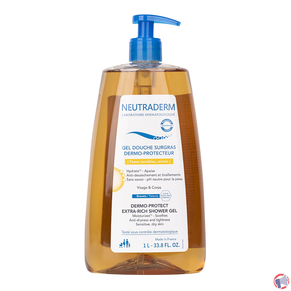 Rappel produit : gel douche surgras dermo-protecteur Neutraderm