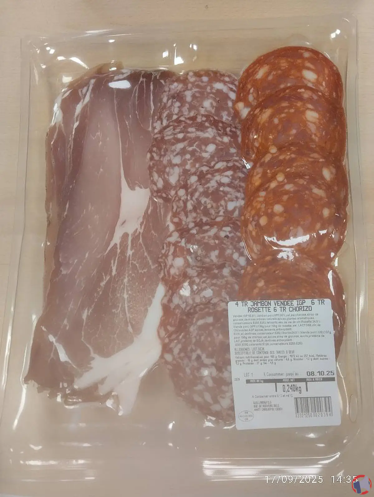 Rappel : jambon vendée igp neutre 4 tr et rose 6 tr – risque potentiel pour la santé