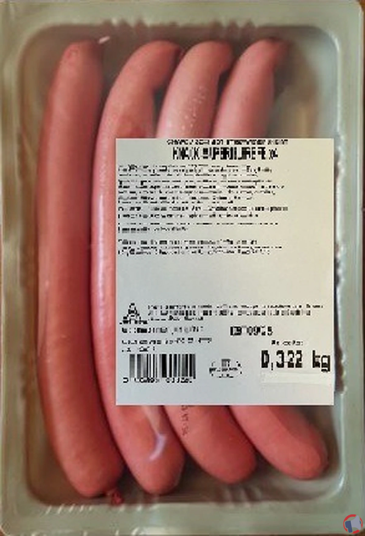Rappel produit : neutre knacks supérieures fex4