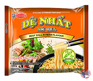 Rappel produit Soupe de nouilles instantanées DE NHAT DE NHAT