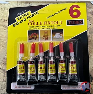 Rappel produit 6 tubes de 3g de colle glue extra forte FIXTOUT – NNT NNT