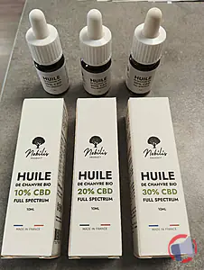 Rappel produit Huiles CBD 10ml full spectre 0,3%THC Nobilis NOBILIS