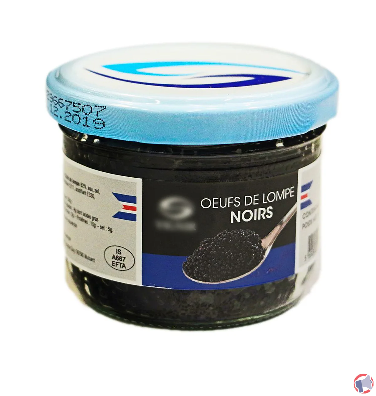 Rappel de produit : œufs lomp noirs pot 100g non applicable