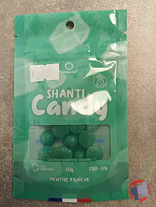 Rappel produit Sachet 10Gr pastille menthe 6% CBD 0,05%THC Novaloa