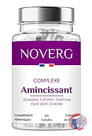 Rappel produit NOVERG Complexes Amincissant & Brûle Graisse