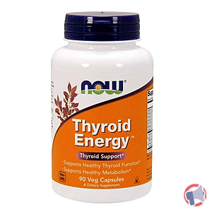 Rappel produit Thyroid Energy - 90 Capsules végétale Now Foods